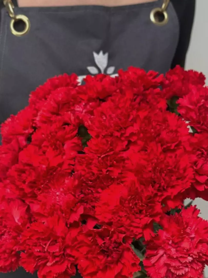 Букет из 24 гвоздик - фото 3